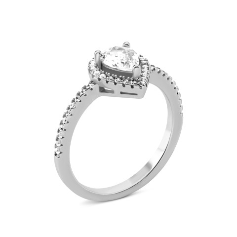 Серебряное кольцо с фианитами (SR26918)