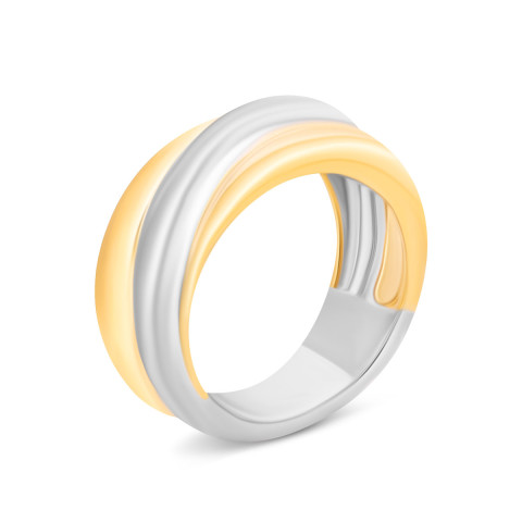 Серебряное кольцо с позолотой (SR38033)