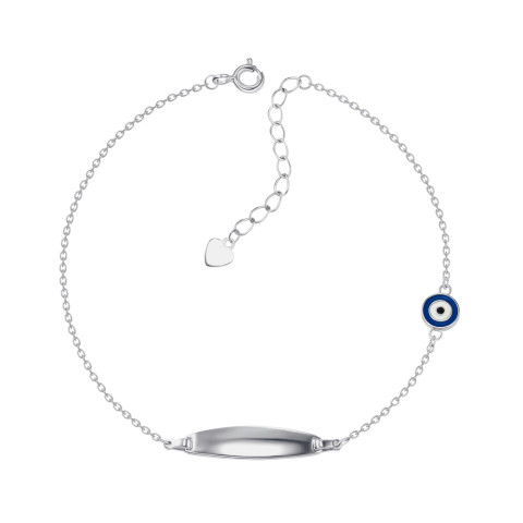 Серебряный браслет с эмалью  SZDB02223-B/12/1989