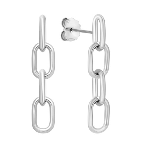 Серебряные серьги-подвески (SZDE00354)