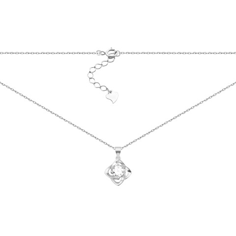 Серебряное колье с фианитами (SZDN01562)