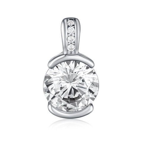 Серебряная подвеска с фианитами SZDN08817-P/12/1