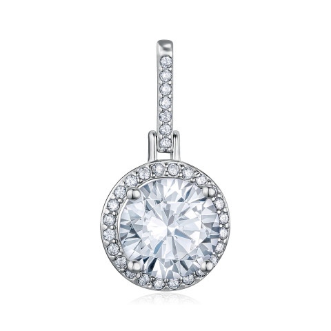 Серебряная подвеска с фианитами SZDN08828-P/12/1