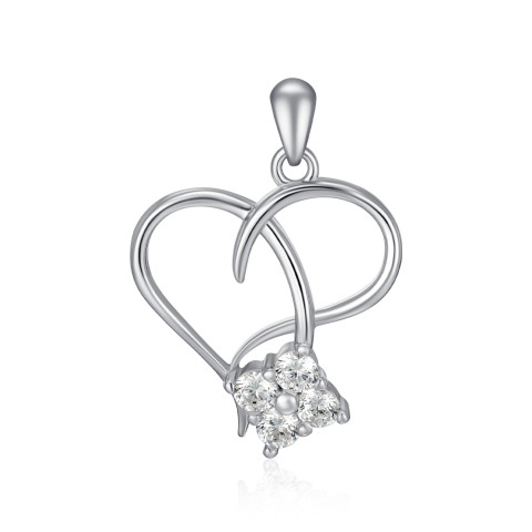 Серебряная подвеска с фианитами SZDP00393-P/12/1