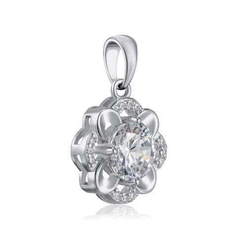 Серебряная подвеска с фианитами SZDP01717-P/12/1