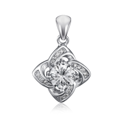 Серебряная подвеска с фианитами SZDP01836-P/12/1