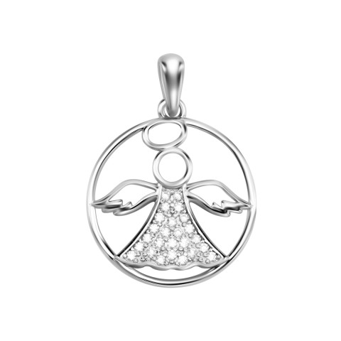 Серебряная подвеска с фианитами (SZDP06144)