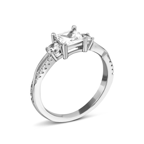 Серебряное кольцо с фианитами (SZDR00164)