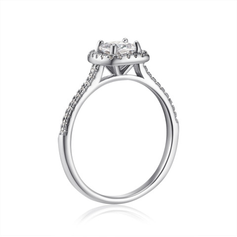 Серебряное кольцо с фианитами   SZDR00214-R/12/1