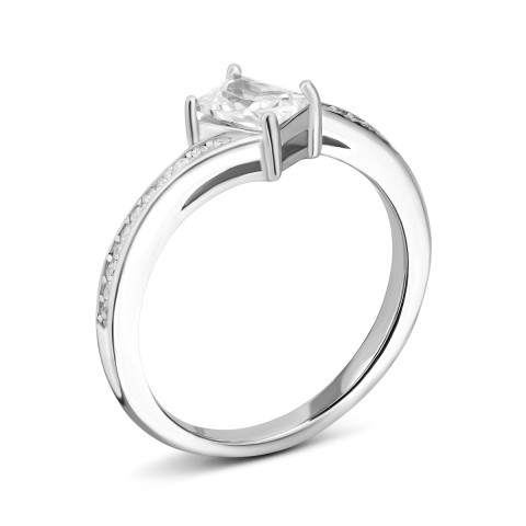Серебряное кольцо с фианитами (SZDR00257)