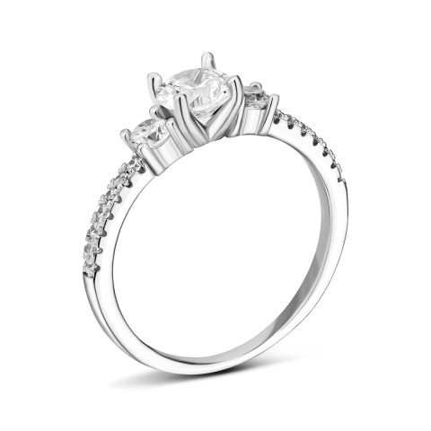 Серебряное кольцо с фианитами (SZDR00473)