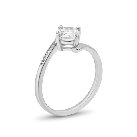 Серебряное кольцо с фианитами (SZDR00501)