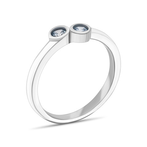 Серебряное кольцо с фианитами (SZDR09725)