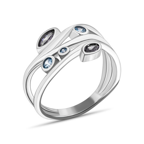 Серебряное кольцо с фианитами (SZDR09758)