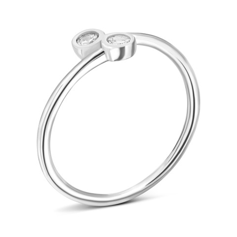Серебряное кольцо с фианитами (SZDR09815)