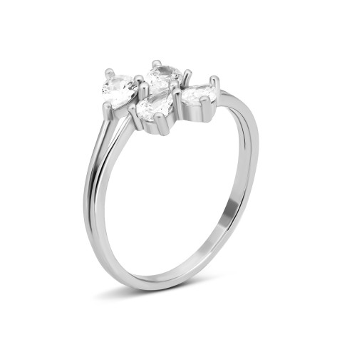 Серебряное кольцо с фианитами (SZDR10336)