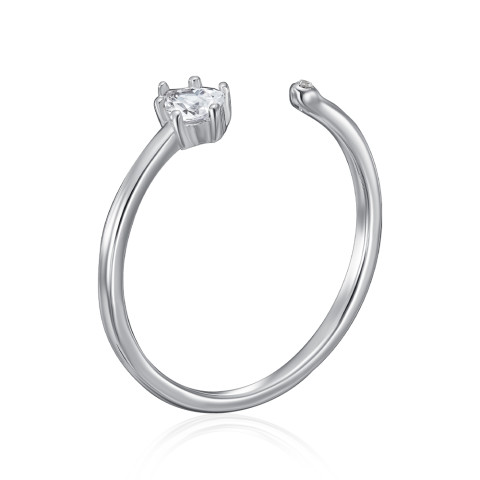 Безразмерное серебряное кольцо с фианитами   SZDR10392-R/12/1