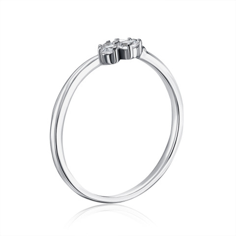 Серебряное кольцо с фианитами (SZDR10413-R/12/1)