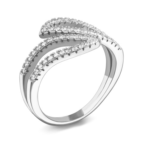 Серебряное кольцо с фианитами (SZDR10435)
