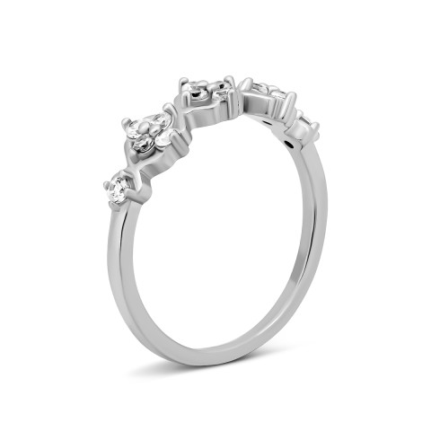 Серебряное кольцо с фианитами (SZDR11239)