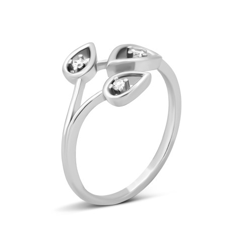 Серебряное кольцо с фианитами (SZDR11309)