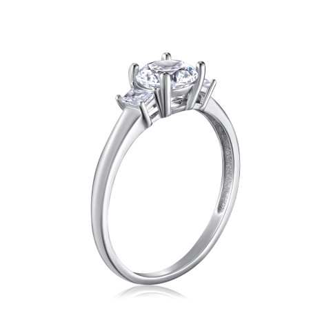 Серебряное кольцо с фианитами SZDR16828-R/12/1