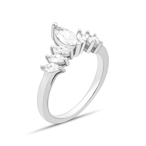 Серебряное кольцо с фианитами (SZDR18025)
