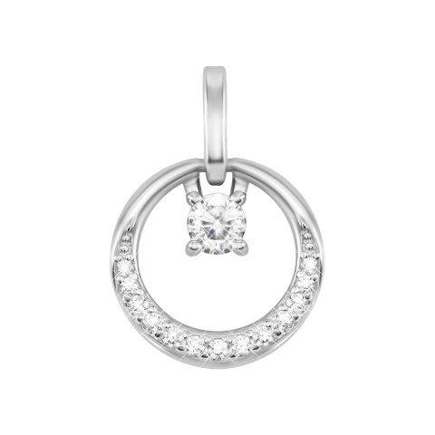 Серебряная подвеска с фианитами (SZDS06287)