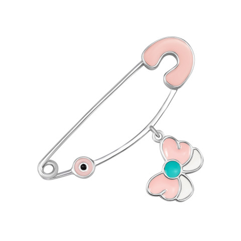 Серебряная булавка с эмалью (SZDX00378)