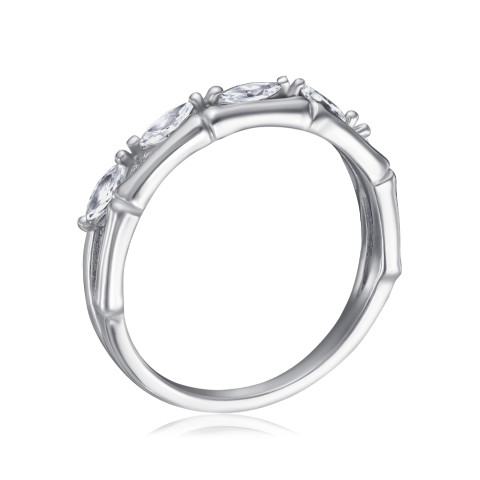 Серебряное кольцо с фианитами  TA03882-R/12/1