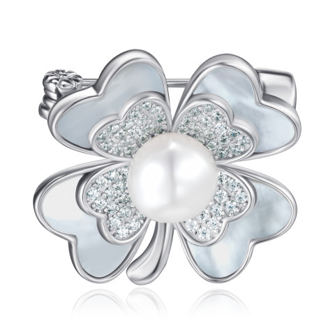 Серебряная брошка  TH00005-SH/12/4914