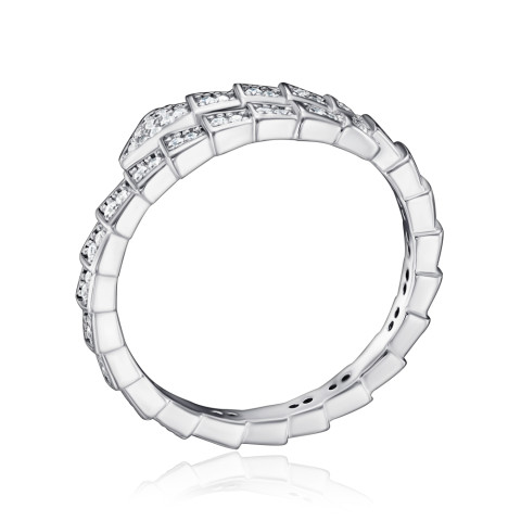Серебряное кольцо с фианитами TR-1143-7-S-R/12/1