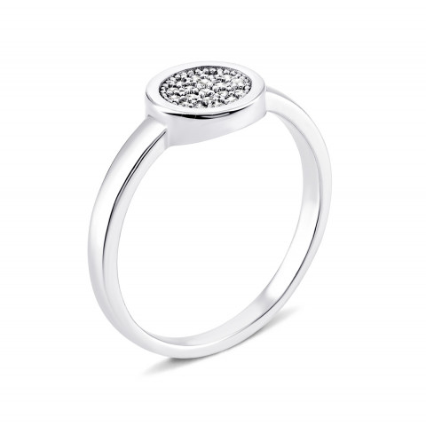 Серебряное кольцо с фианитами (TR0230)
