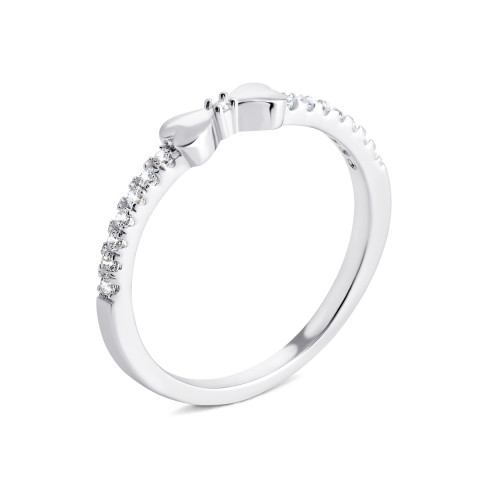 Серебряное кольцо с фианитами (TR0888)