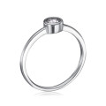 Серебряное кольцо с фианитом 3RI71282-R/12/1