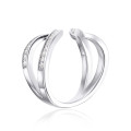 Серебряное кольцо с фианитами (ML13589A-R/12/1)