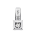Серебряная подвеска с фианитами (3956р-CZ)