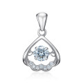 Серебряная подвеска с фианитами (SP00455-P/12/1)