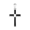 Серебряный крестик (SZ009)