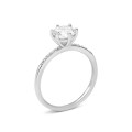 Серебряное кольцо с фианитами (SZDR16530)