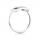 Серебряное кольцо с фианитами (001102/12/1/52)