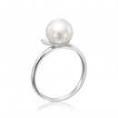 Серебряное кольцо с жемчугом (001350/12/1/1932)