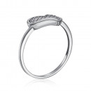 Серебряное кольцо с фианитами (001480/12/1/1)