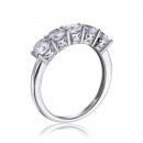 Серебряное кольцо с фианитами (001484/12/1/29)
