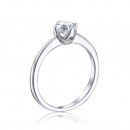 Серебряное кольцо с фианитом Tesori Zirconia (00909/12/1/4024)