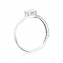 Серебряное кольцо с фианитами (00999/12/1/3094)