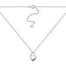 Серебряное колье Замочек с фианитом (1NE51789)