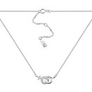 Серебряное колье с фианитами (1NE56796)