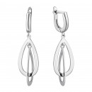 Серебряные серьги-подвески (2E31536)