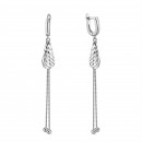 Серебряные серьги-подвески (2E23821)